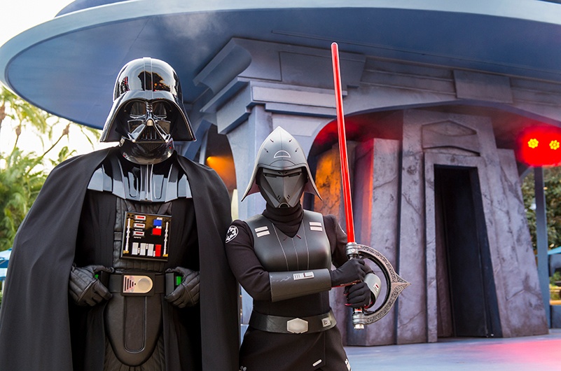Star Wars characters at Disneyland Resort