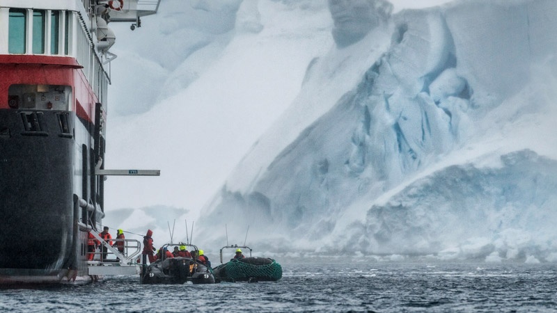 Orne Harbour, Antarctica. Image: Karsten Bidstrup for Hurtigruten