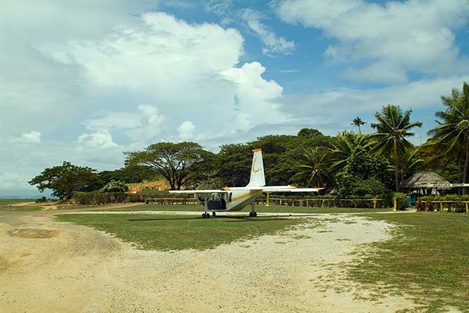 Fiji has several unsealed tarmac airports 