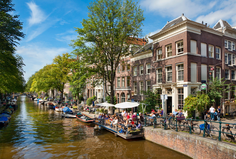 Canal in Amsterdam