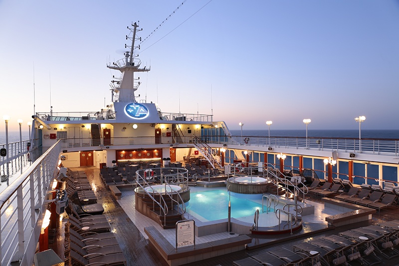 pool deck of the azamara journey 