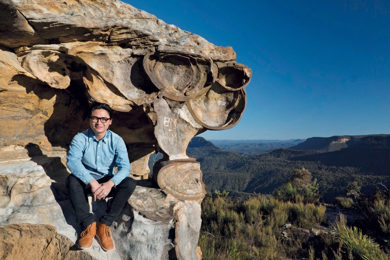 Luke Nguyen chef in blue mountains