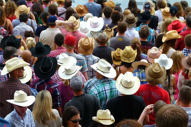 Crowds at the Calgary Stampede