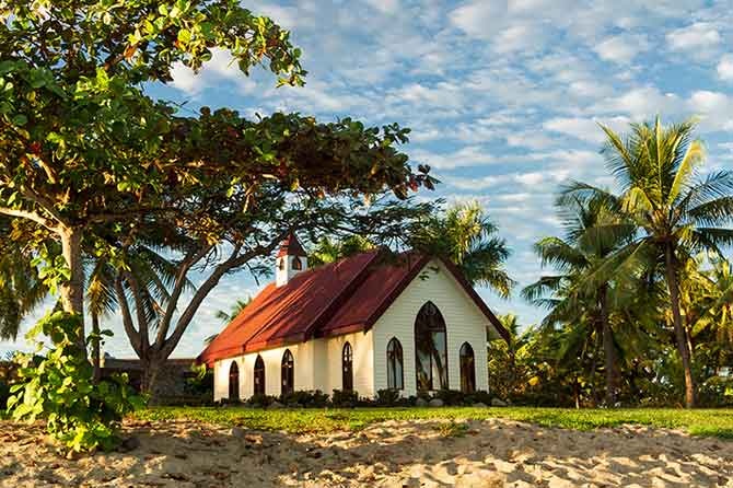 Quaint church in Fiji