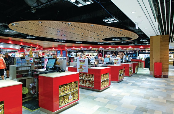  Duty Free storefront at the Brisbane airport 