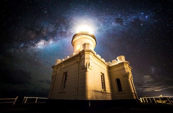  Byron Bay Lighthouse at night 