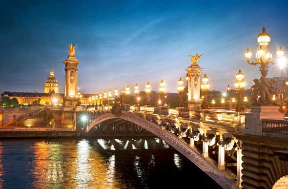 Need to experience Pont Alexandre III during the night and check out Les Invalides when visiting Paris