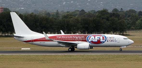  Virgin airway with AFL logo