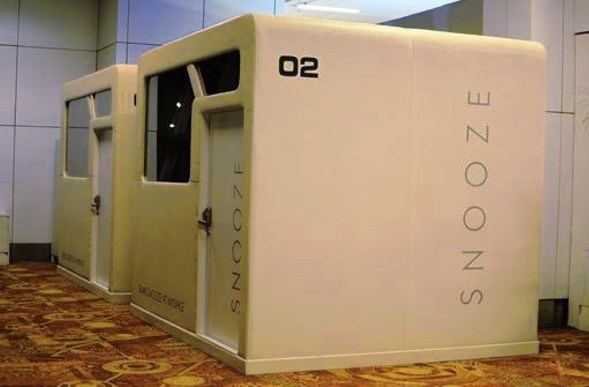  Snooze space at the airport 