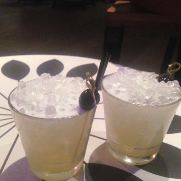  shot of two cocktails