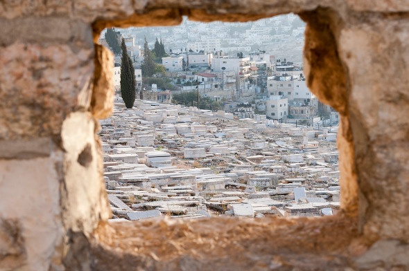  View of Jerusalem Cemetery 