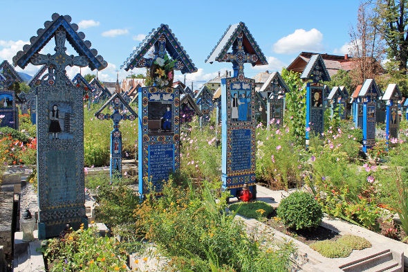  Merry Cemetery in Sapanta, Romania