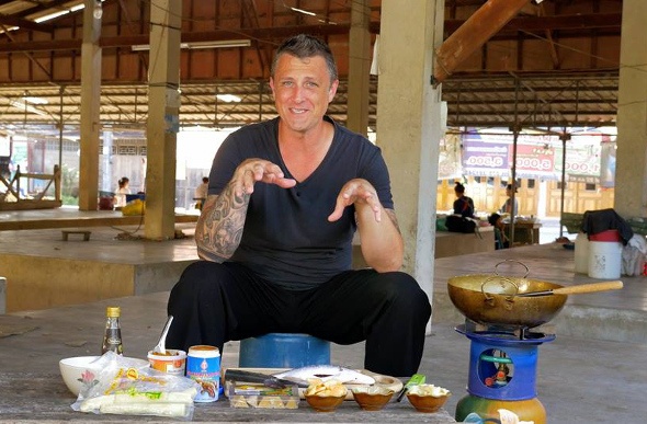  Chef Duncan preparing Thai food 