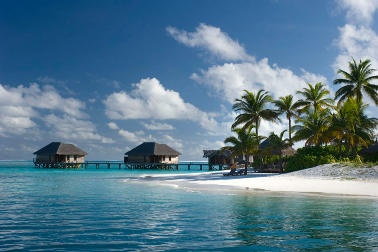 Looking for holiday destination, Maldives resort and its overwater accommodation, sunny weather and fresh air awaits you