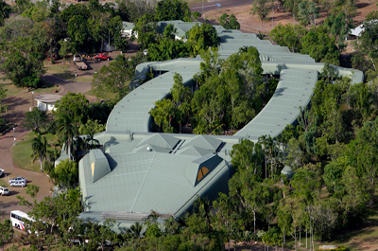  aerial view of the Gagudju Crocodile Holiday Inn 
