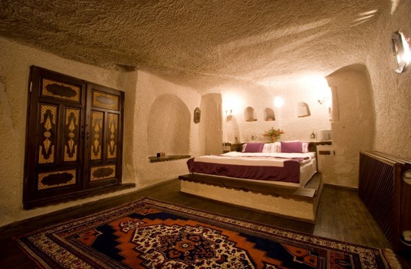  Eagle Nest Suite in Gamirasu Cave Luxury Hotel Cappadocia, 4000 year old cave.
