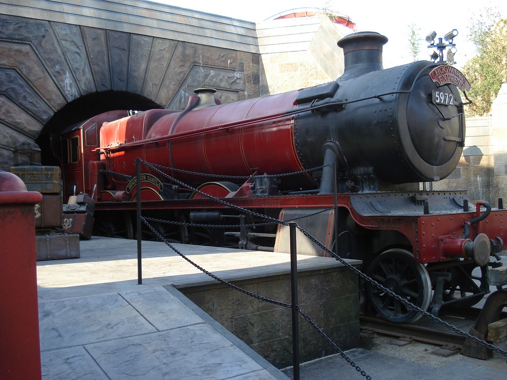 Hogwarts Express train at Universal Studios in Orlando