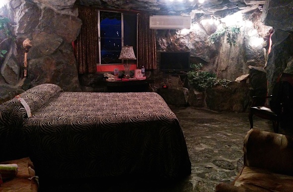  Rock themed room at the Madonna Inn