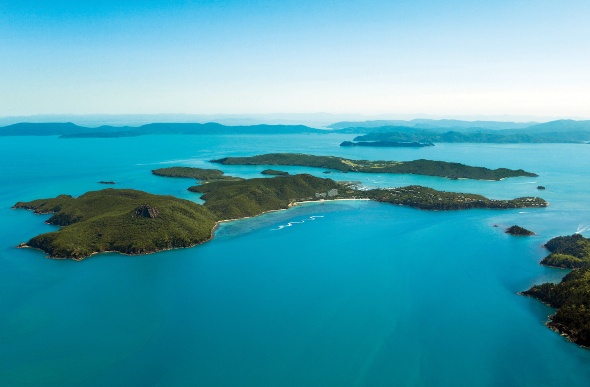 Hamilton Island floats in the blue ocean of the Whitsundays - a fitting place for a Mother's Day tribute.