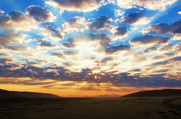  sunset in Namibia 