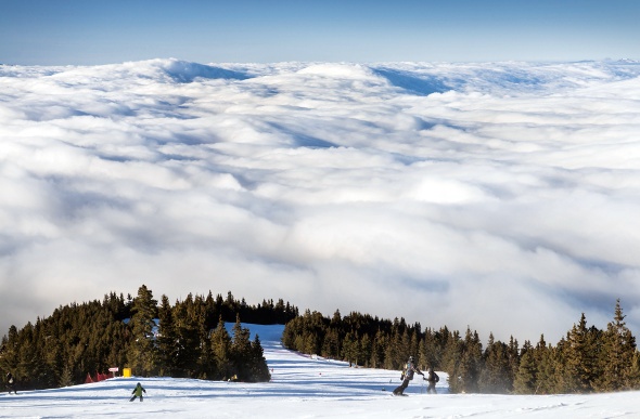 Uncrowded runs in Borovets, Bulgaria.