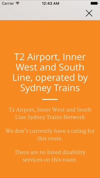 Sydney train details 