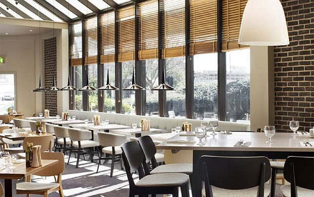 Restaurant with a snow view