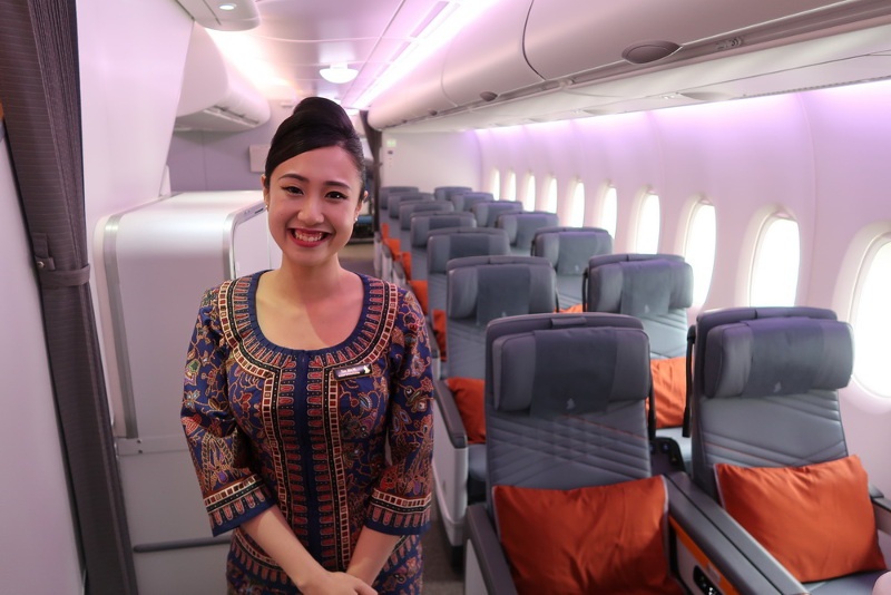 Premium economy singapore airlines a380
