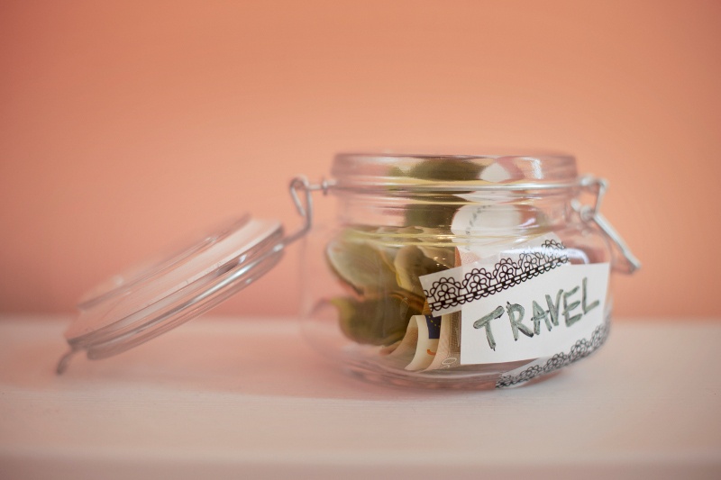travel money jar