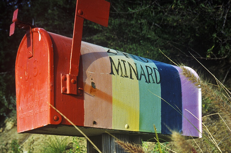 Rainbow letterbox