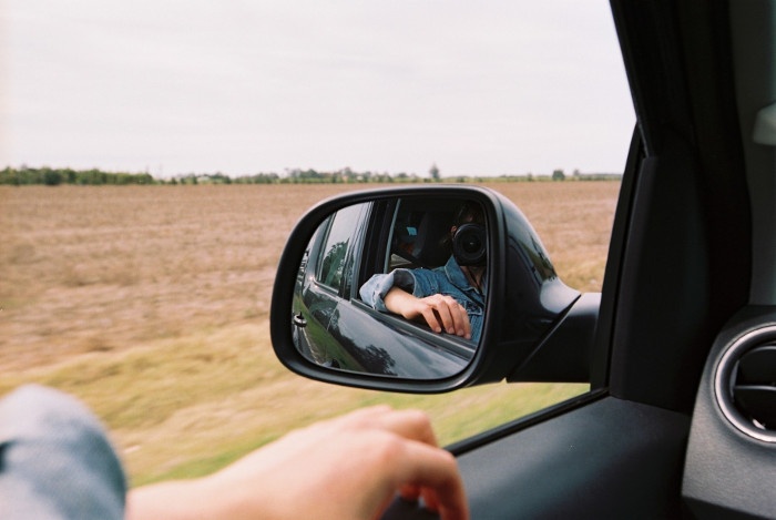 driving through nsw countryside