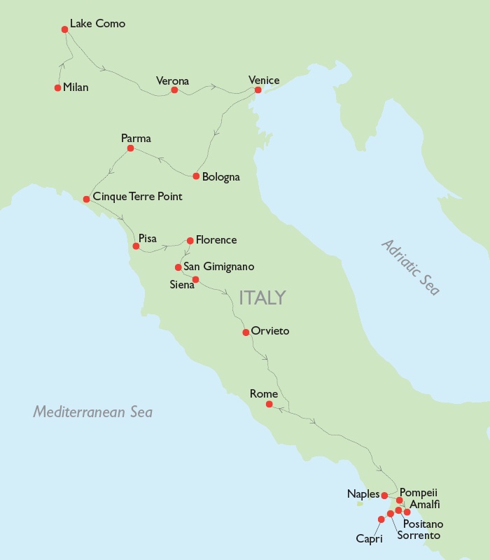 Map of Italy