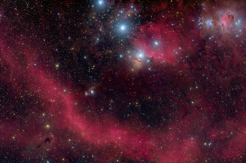 Stars in night sky