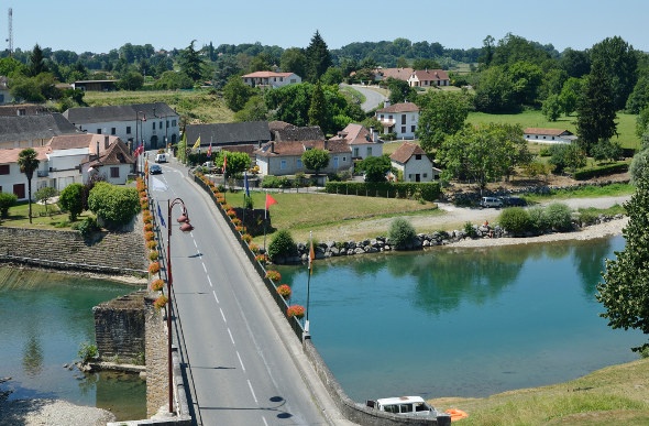 car bridge over water