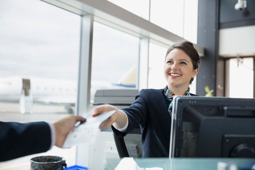 Business class ticket means priority boarding at the gate