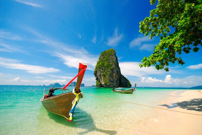 a beautiful sunny day in Krabi
