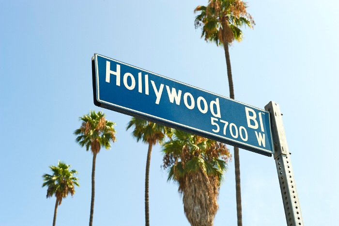 Hollywood Boulevard is home to the famous Hollywood walk of fame