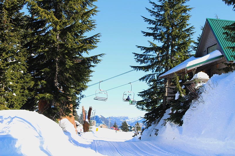 Grouse Mountain in winter
