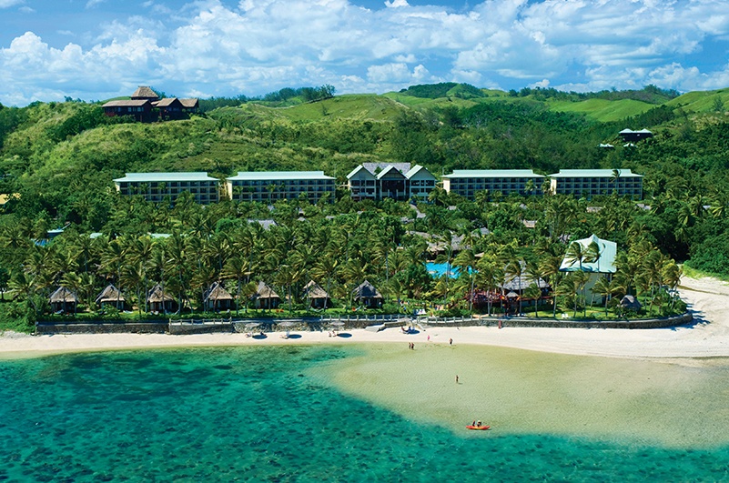 An exterior view of Outrigger Fiji Beach Resort