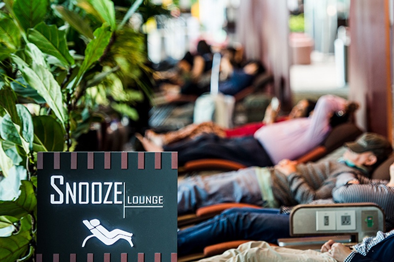 Snooze Lounge in Terminal 3, Singapore Changi Airport