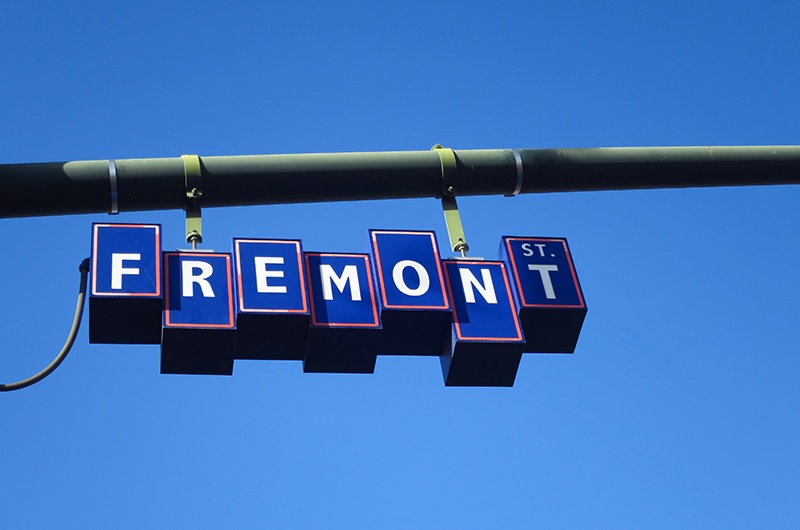 Fremont Street sign, Downtown Las Vegas