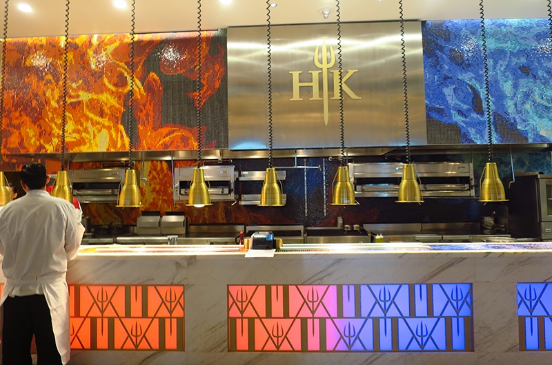 Interior of Hell's Kitchen restaurant in Las Vegas