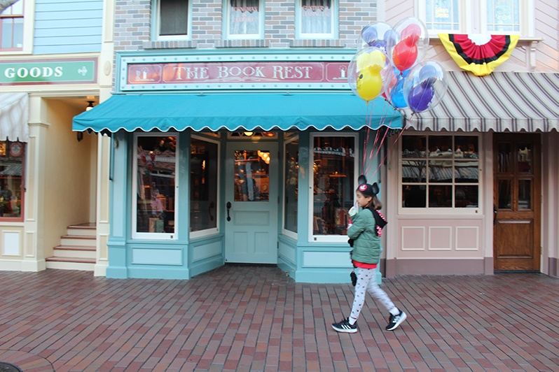 Walking down Main Street, U.S.A., Disneyland Resort