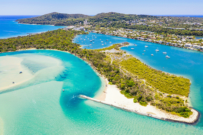 noosa heads from above