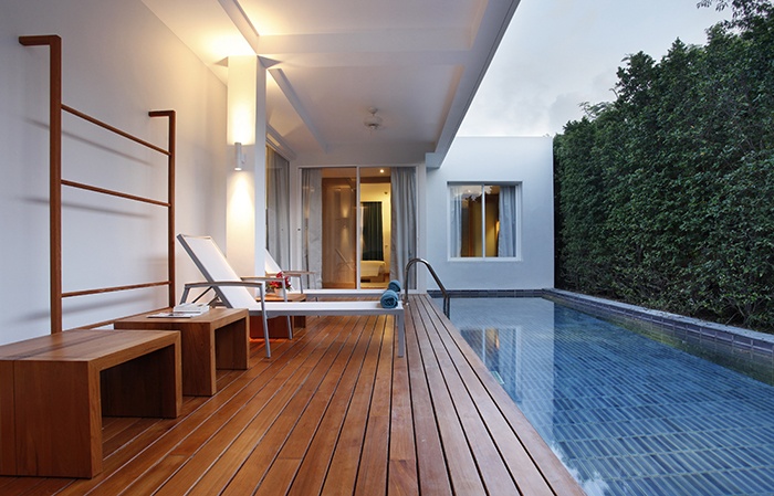 Kick back in a private pool villa at Vibe Phuket. 