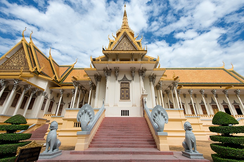 The Royal Palace in Phnom Penh