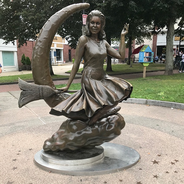 Bewitched statue of Elizabeth Montgomery in Salem, MA