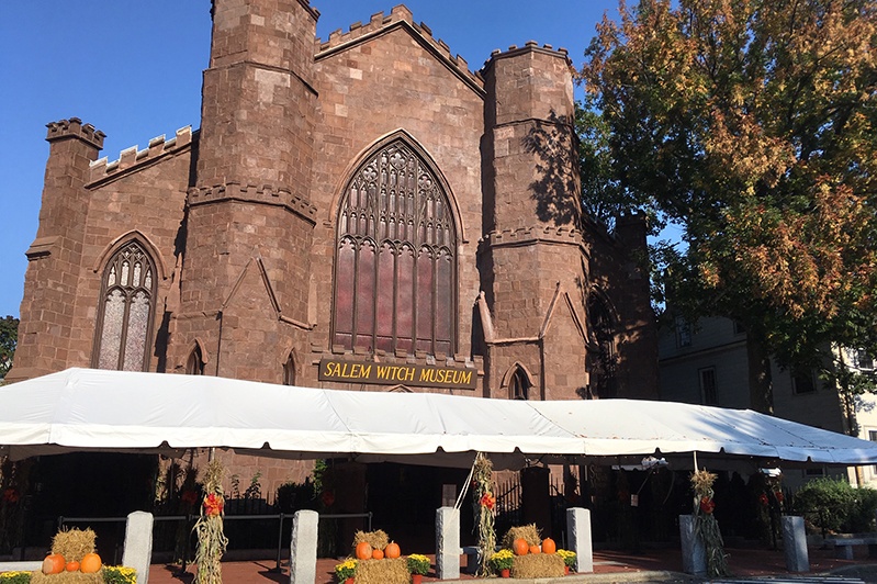 The Salem Witch Museum in October