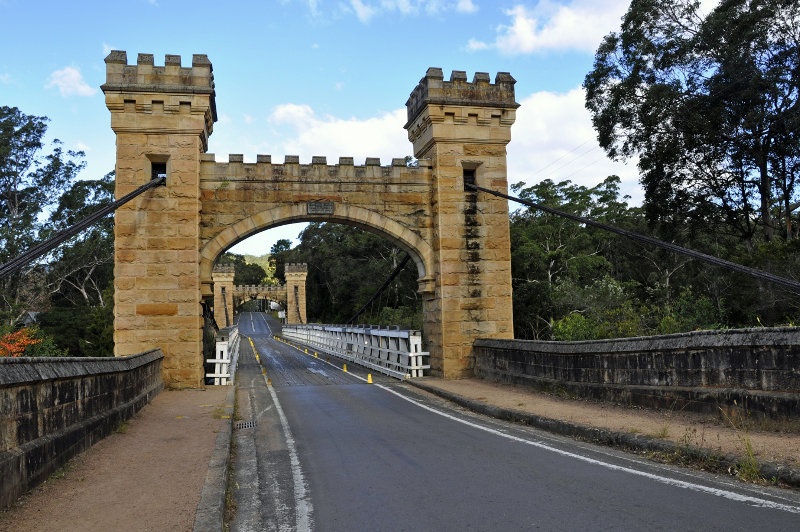 Hampden Bridge in Kangaroo Valley, New South Wales.
