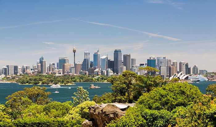 View of Sydney Harbour and city from Taronga Zoo